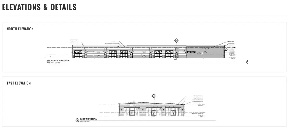 Industrial Studios Elevations & Details